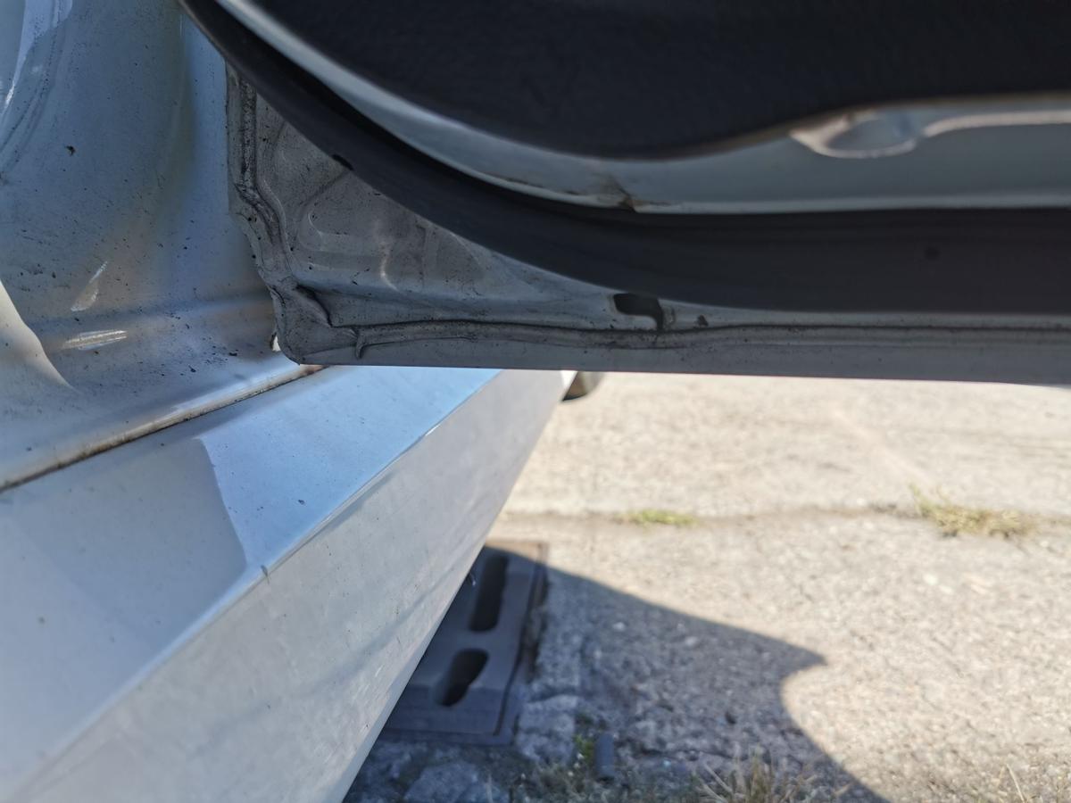 Daihatsu Materia M401 Tür Autotür Rohbautür Fondtür hinten rechts W09 White ROST