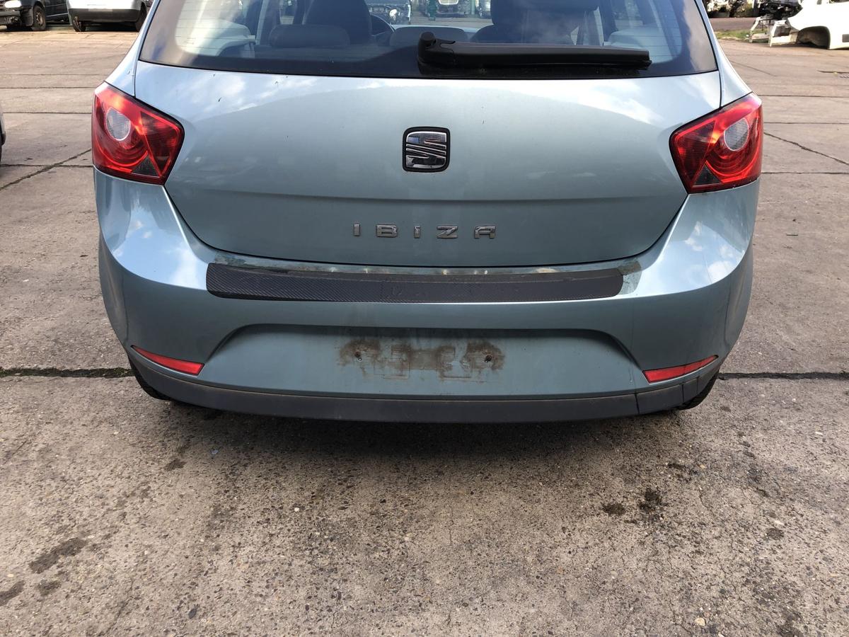 Seat Ibiza 4 IV 6J Stoßfänger hinten Heckstoßstange Heckschürze 5T LW5T blau