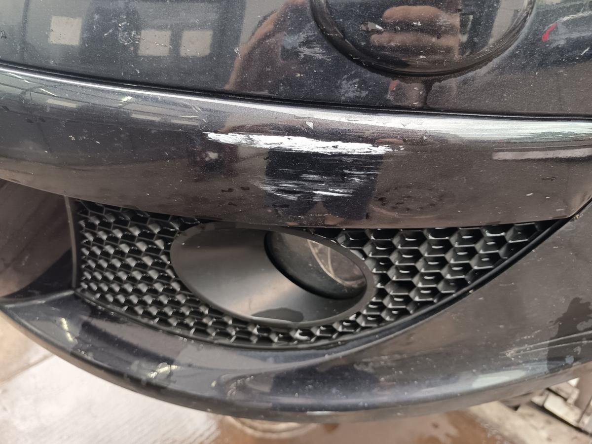 Seat Altea 5P orig Sto&szlig;stange F&auml;nger vorn Front vor Facelift C9Z Magicoschwarz