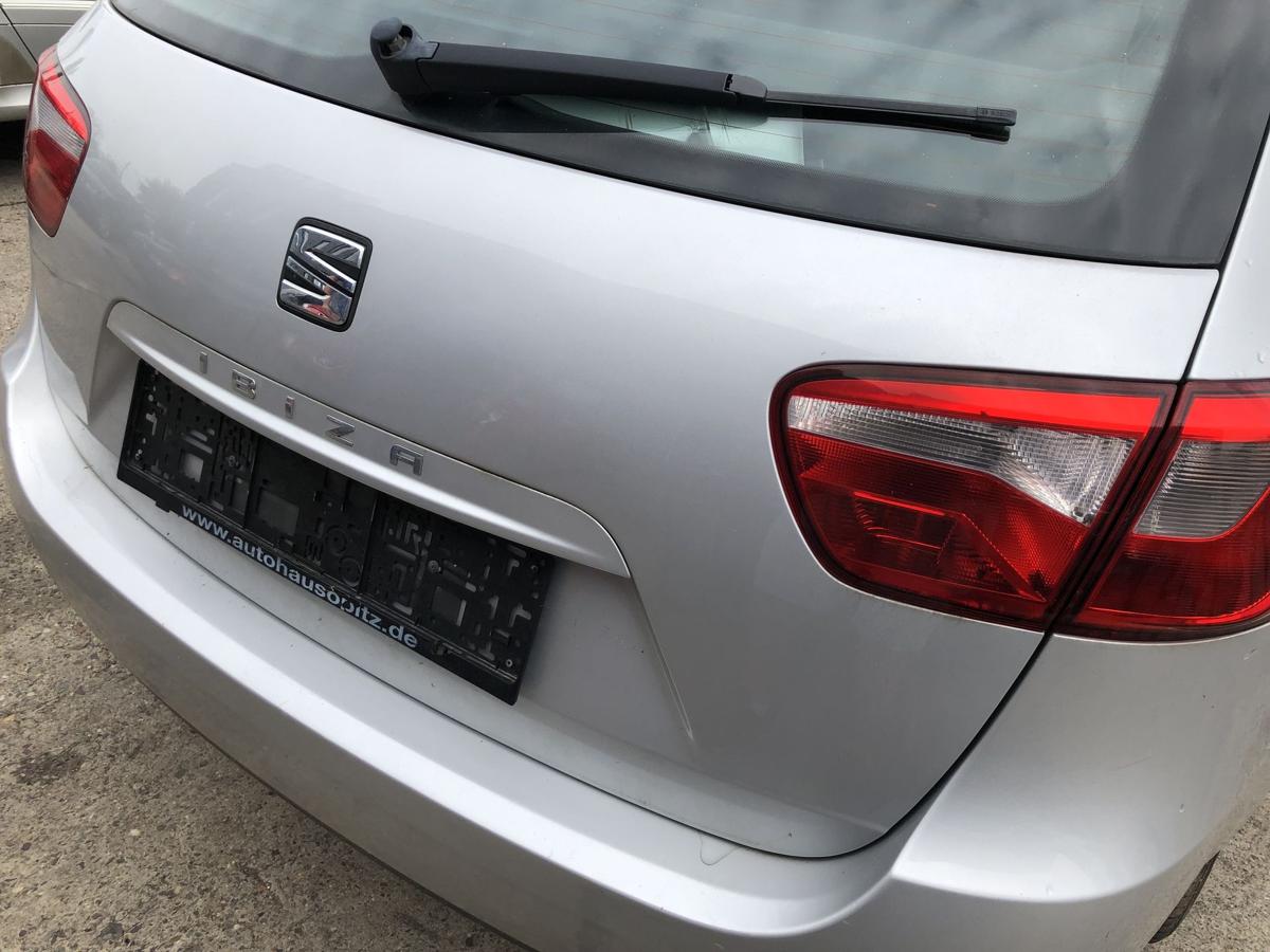 Seat Ibiza 6J 6P ST Kombi Heckklappe Kofferklappe mit Scheibe LX7W Eissilber