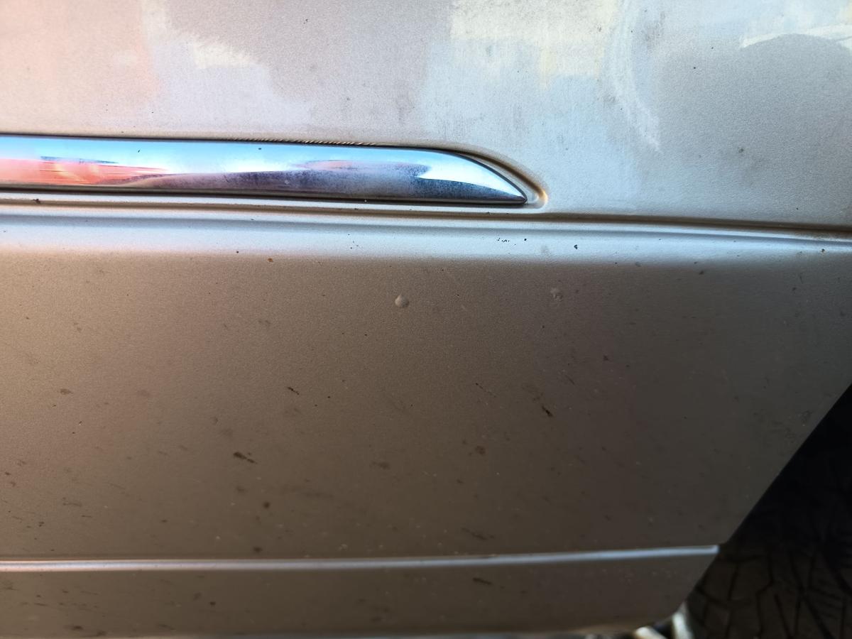 Mercedes S204 T-Modell orig Sto&szlig;stange F&auml;nger hinten Heck 794 Perlbeige Bj 2009