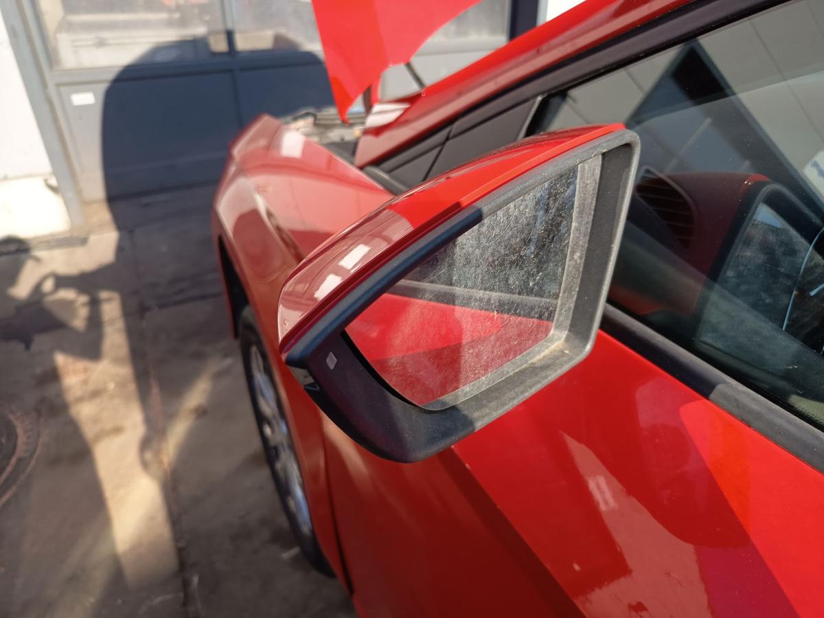 Seat Leon III original Aussenspiegel links elektrisch S3H Purrot Bj 2014
