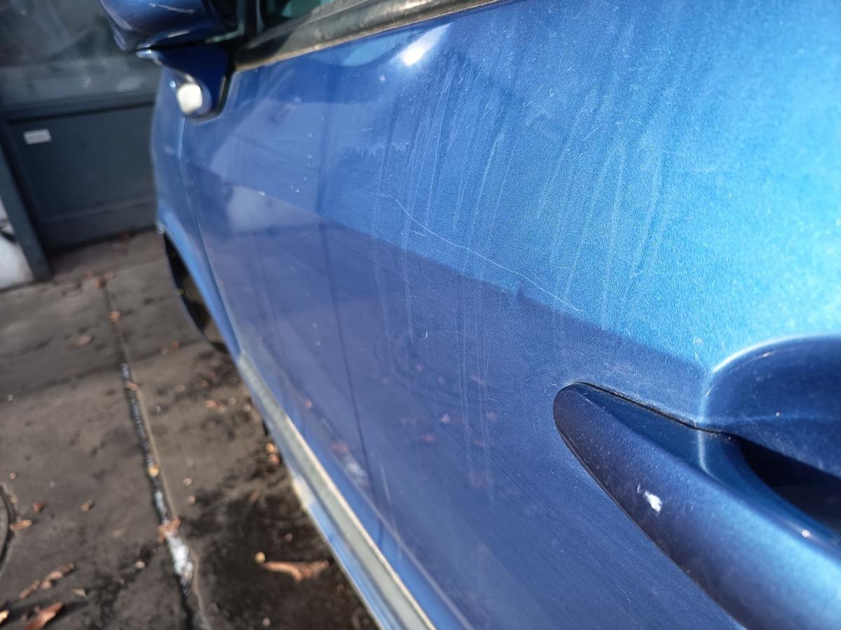 Fiat Ulysse II original T&uuml;r vorn links Fahrer Imperialblau Bj 2006