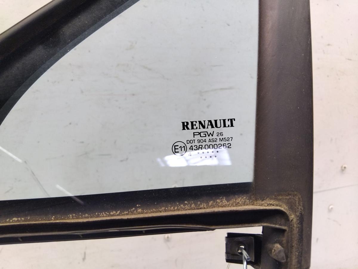 Renault Zoe Dreieckscheibe T&uuml;r vorn links blaucolor mit Dichtung Bj.2015