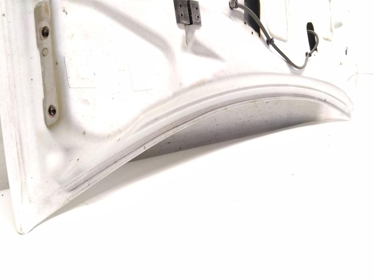 Dacia Sandero 1 original Motorhaube arktiswei&szlig; OV369 Bj.2009