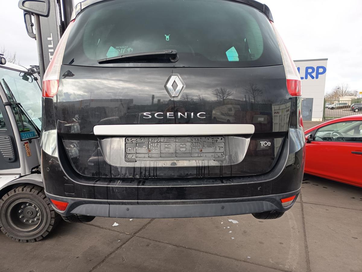 Renault Grand Scenic 3 orig Sto&szlig;stange F&auml;nger hinten Heck 676 Perlschwarz Bj2009