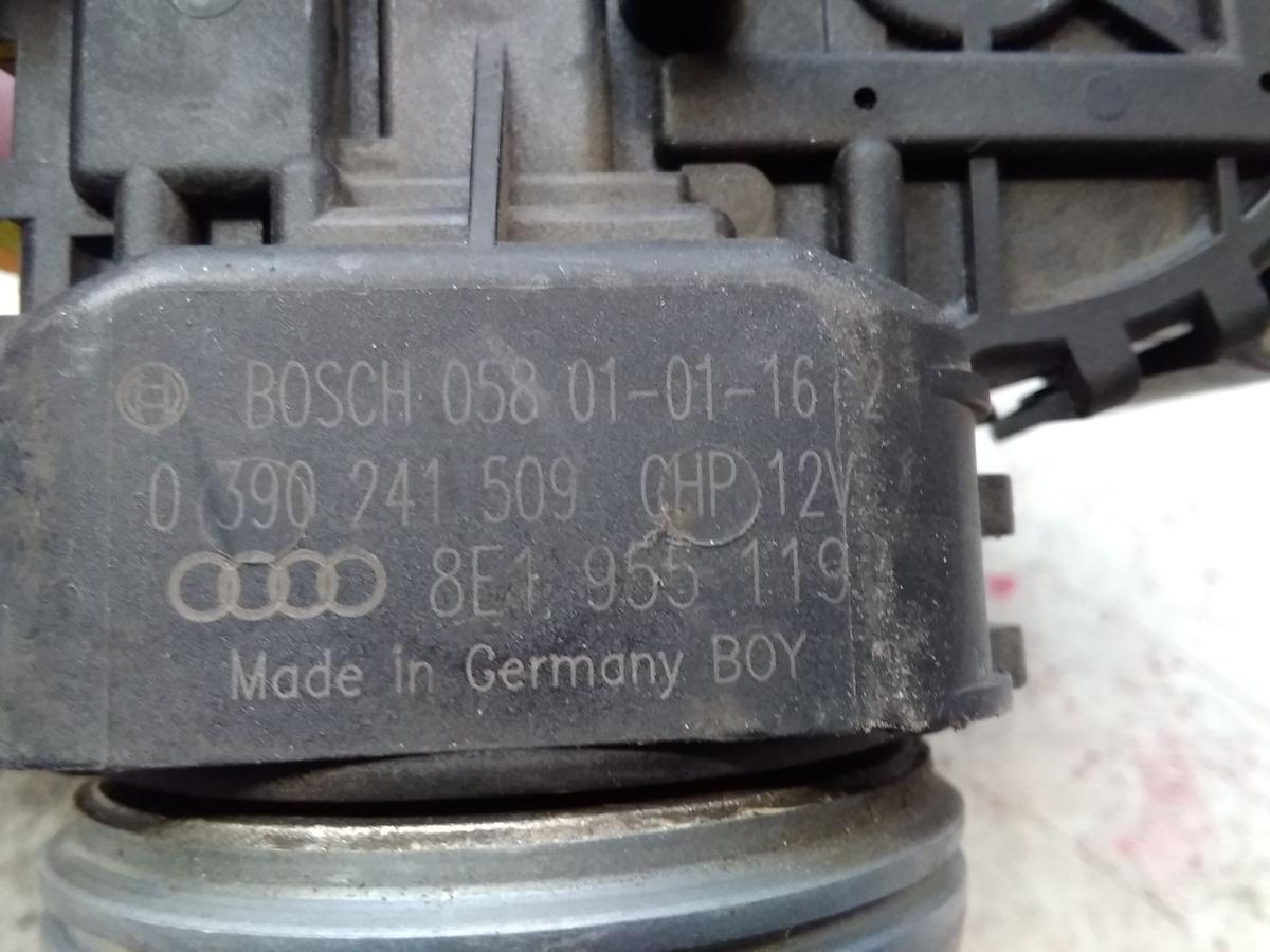 Audi A4 8H original Wischermotor vorn 8E1955119 0390241509 BOSCH BJ2001