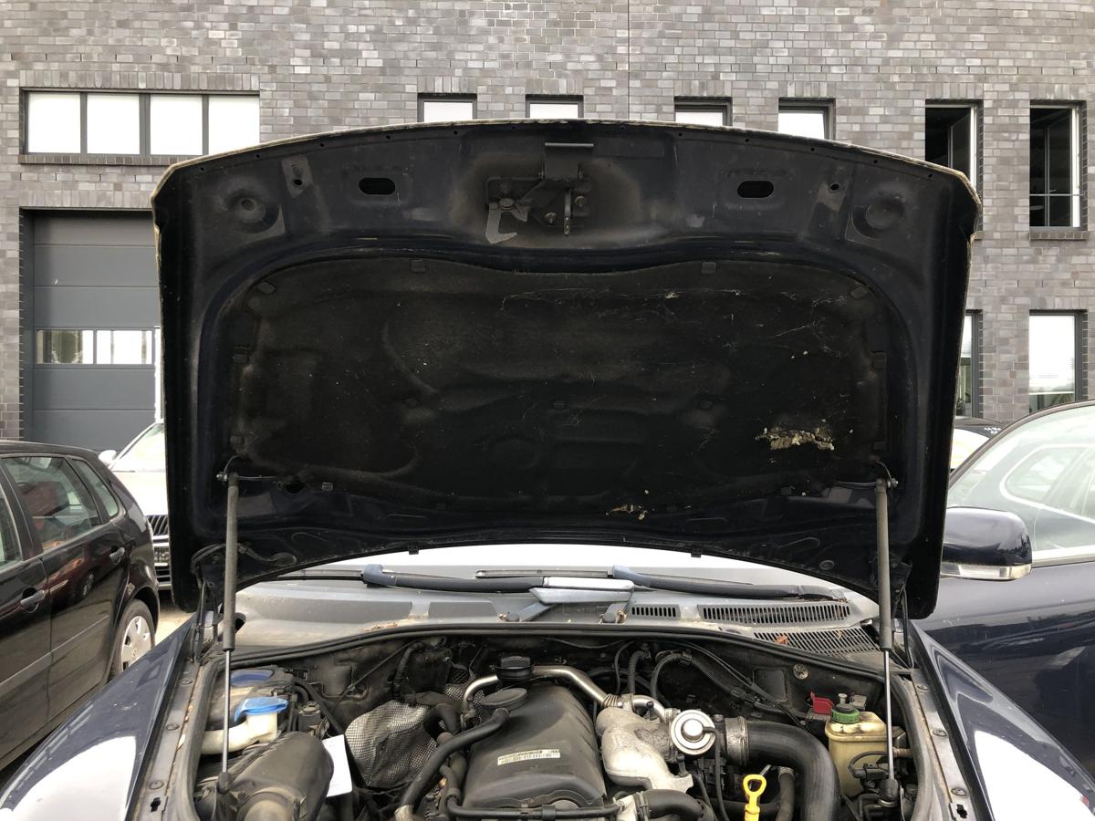 VW Touareg 7L Motorhaube Haube Klappe Deckel vorn Alu LA5G Perlblau 02-06