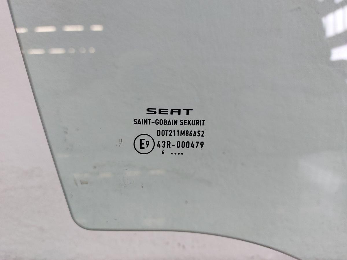 Seat Altea 5P Türscheibe Kurbelscheibe Scheibe vorn rechts grün