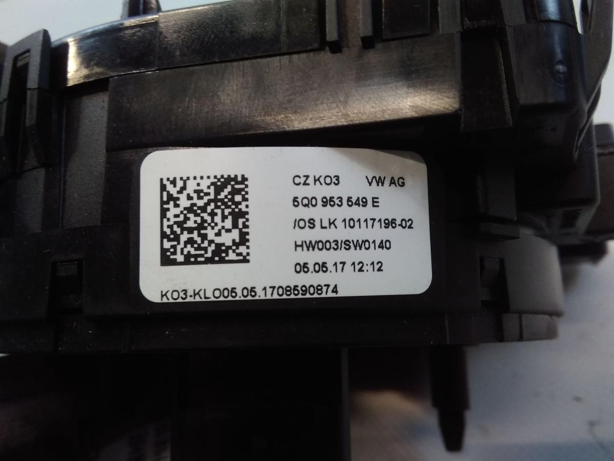 VW Golf 7 original Elektroeinheit Schleifring Wickelfeder 5Q0953549E BJ2017