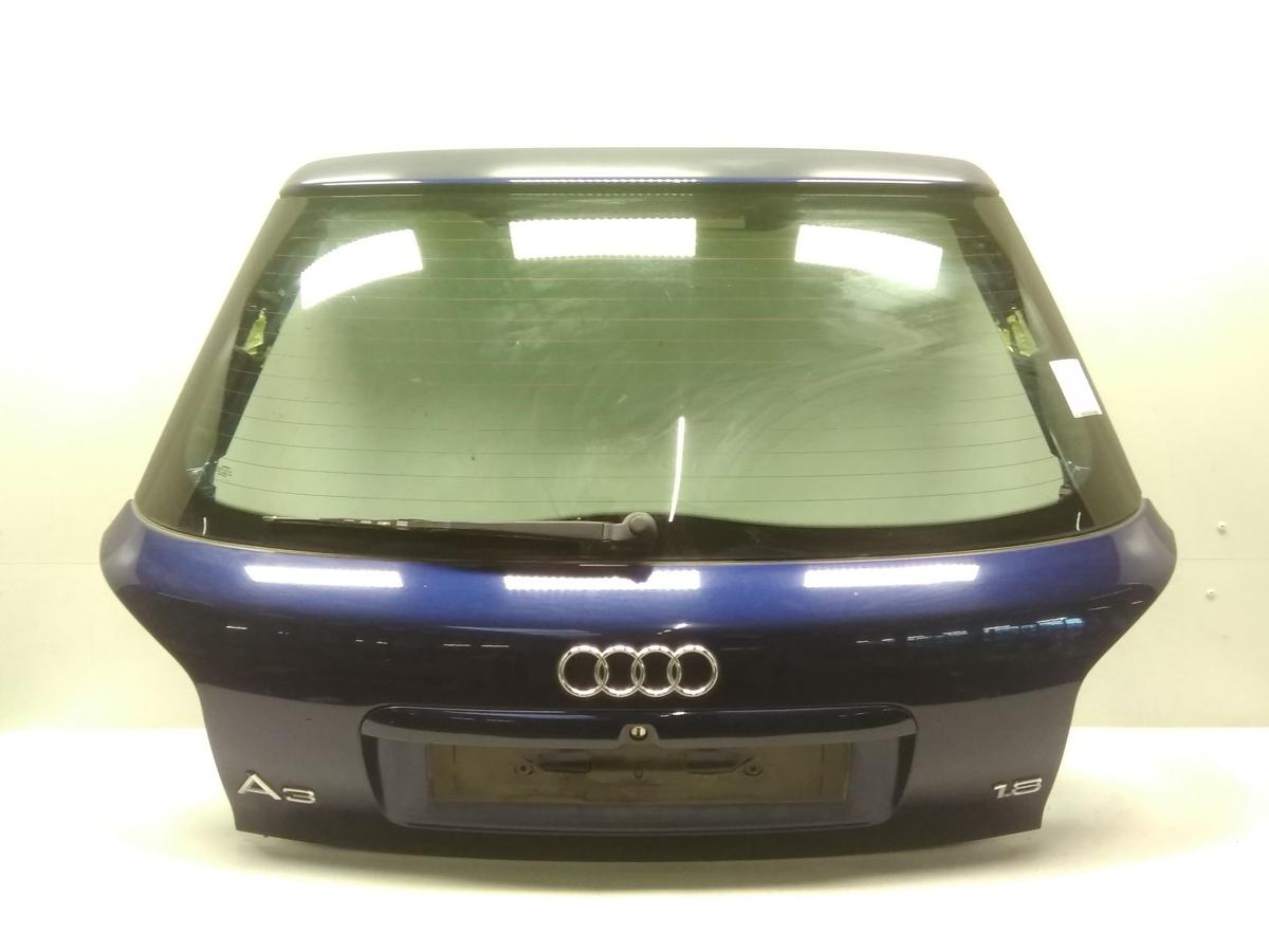 Audi A3 8L Bj.1999 original Heckklappe mit Heckscheibe LZ5K-santorinblaumetallic