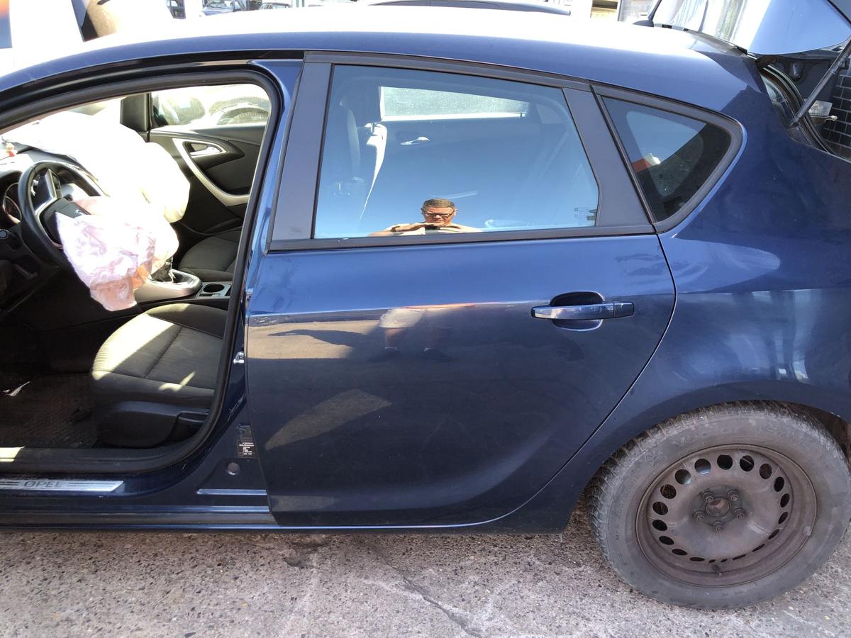 Opel Astra J Tür hinten links Fondtür im Rohbau Hecktür Z22A Waterworld Met