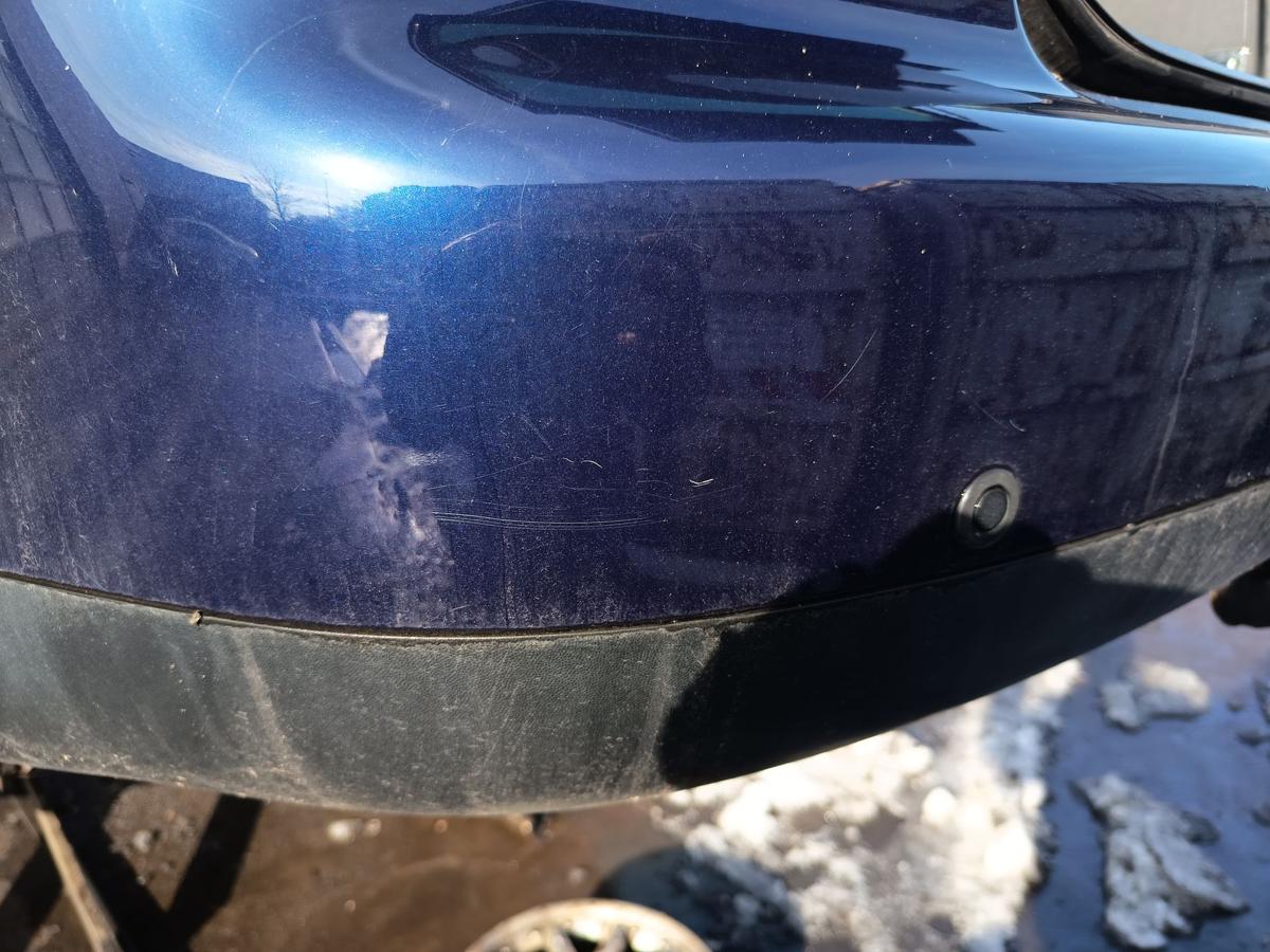 VW Touran 1T original Sto&szlig;stange F&auml;nger hinten/Heck B5N Indigoblau Bj 2006