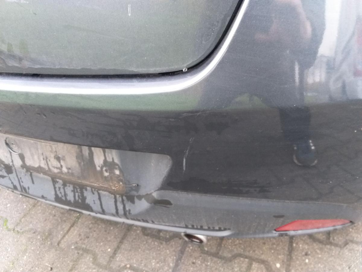 Mazda 2 DE original Stoßstange Stossfänger hinten Graumetallic Bj.2009