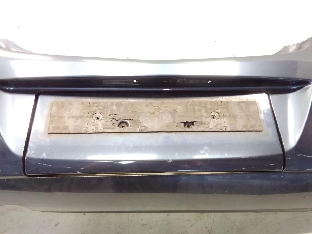 Opel Corsa D original Sto&szlig;stange Sto&szlig;f&auml;nger hinten 5-T&uuml;rer FlexFix Bj.2009 metroblau