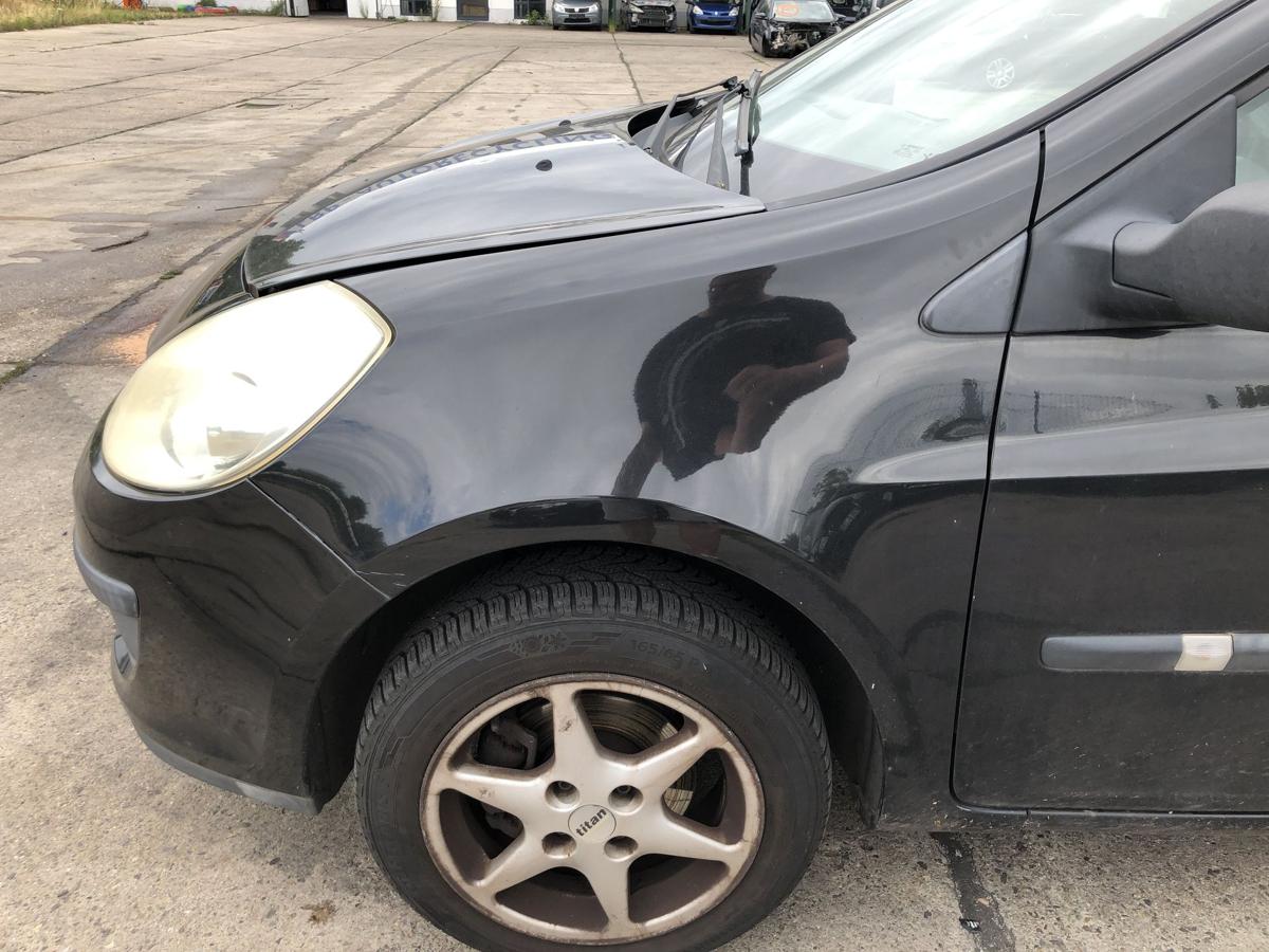 Renault Clio 3 III Grandtour Kotf&uuml;gel vorn links Fahrerseite NV676 Noir Nacre