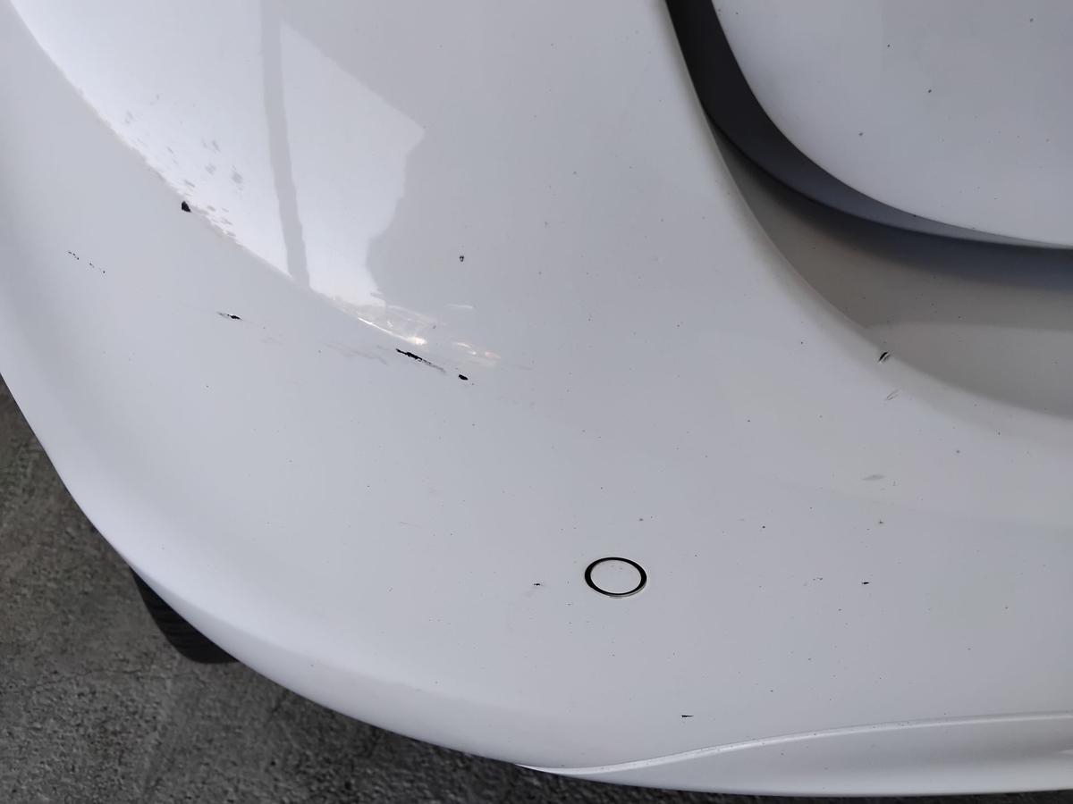 Opel Meriva B original Stoßfänger Stoßstange hinten casablancaweiss PDC BJ2011