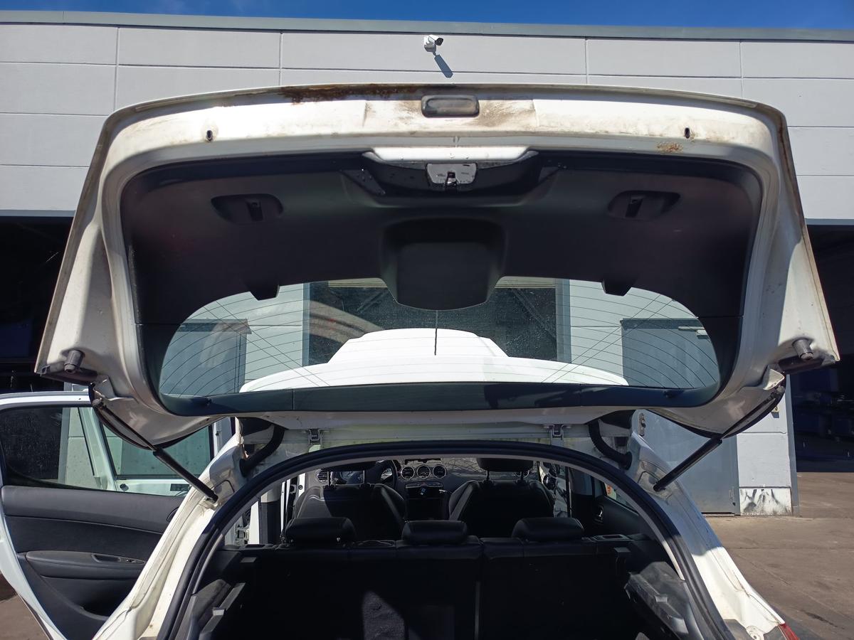 Peugeot 308 original Heckklappe mit Scheibe Rost EWP Schneewei&szlig; Bj 2011