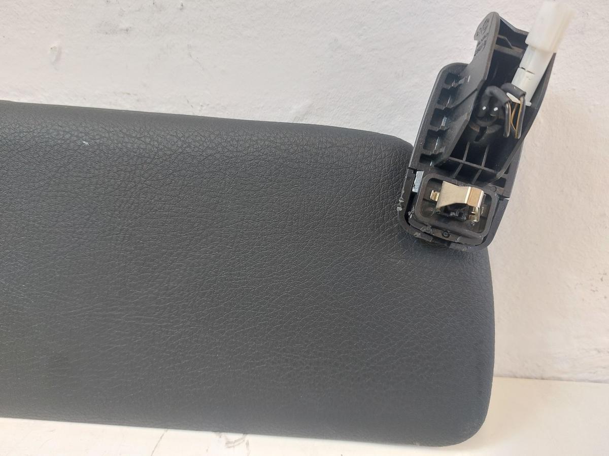 BMW 1er F21 M140i LCI Sonnenblende vorn links mit Spiegel schwarz anthrazit