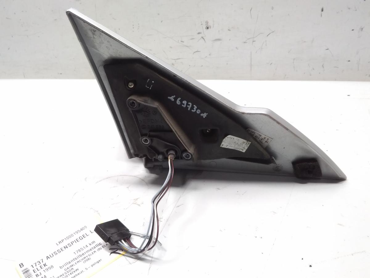 Mercedes CLK Coupe 208 orig.Au&szlig;enspiegel links elektrisch&beheizt BJ1998 744 brillantsilber