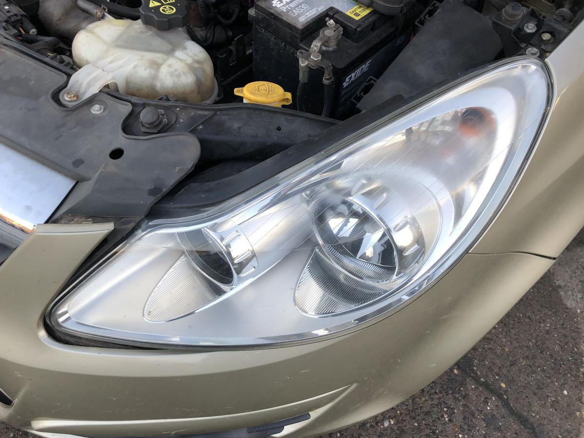 Opel Corsa D Scheinwerfer links Lampe Halogen OEM Frontscheinwerfer
