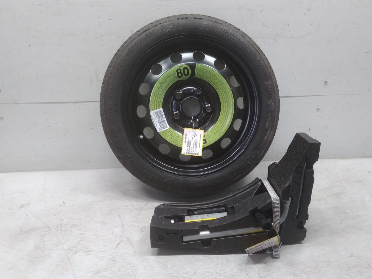 VW Golf 7 original Notrad 125/70R16 mit Wagenheber und Werkzeugbox Bj.2017