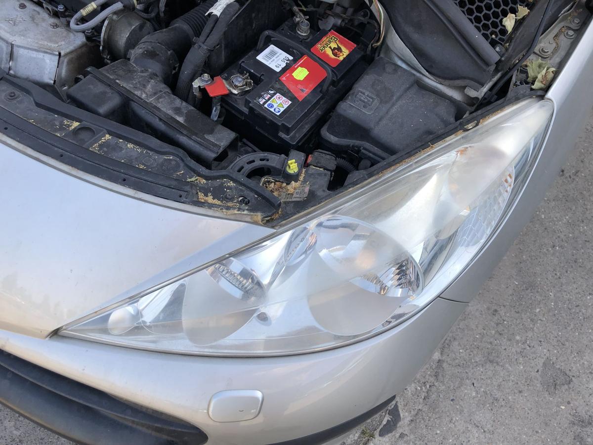 Peugeot 207 SW Typ WE Scheinwerfer vorn links Hauptscheinwerfer Halogen Tr&uuml;b
