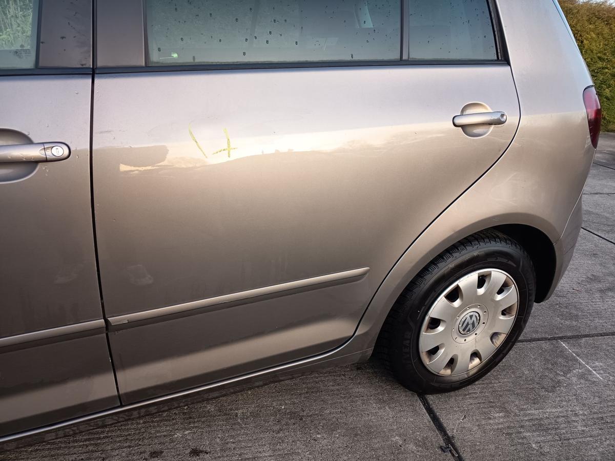 VW Golf Plus orig Tür hinten links Fahrerseite LA8X Kaschmirbraun Bj 2009