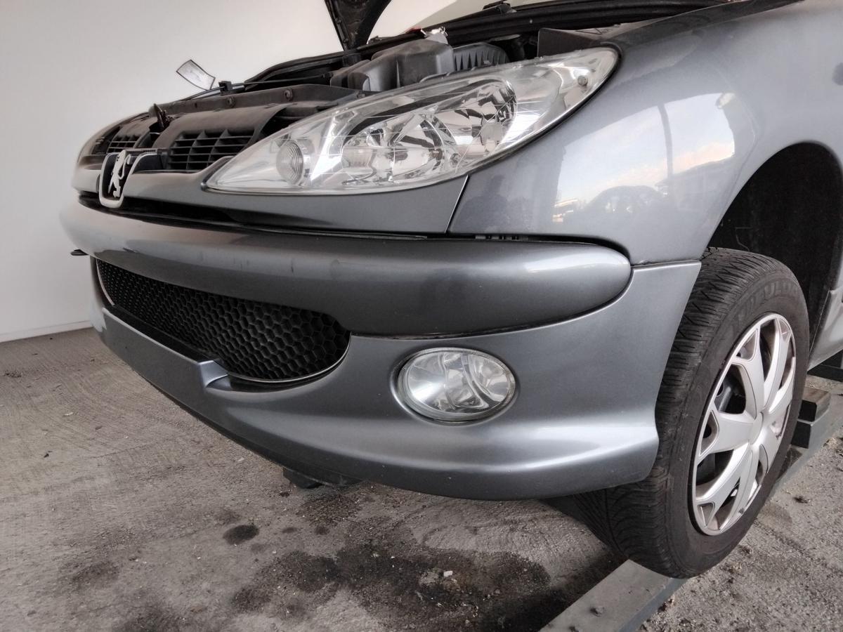 Peugeot 206 original Stoßstange Stoßfänger vorn thoriumgraumetallic KTH BJ2008