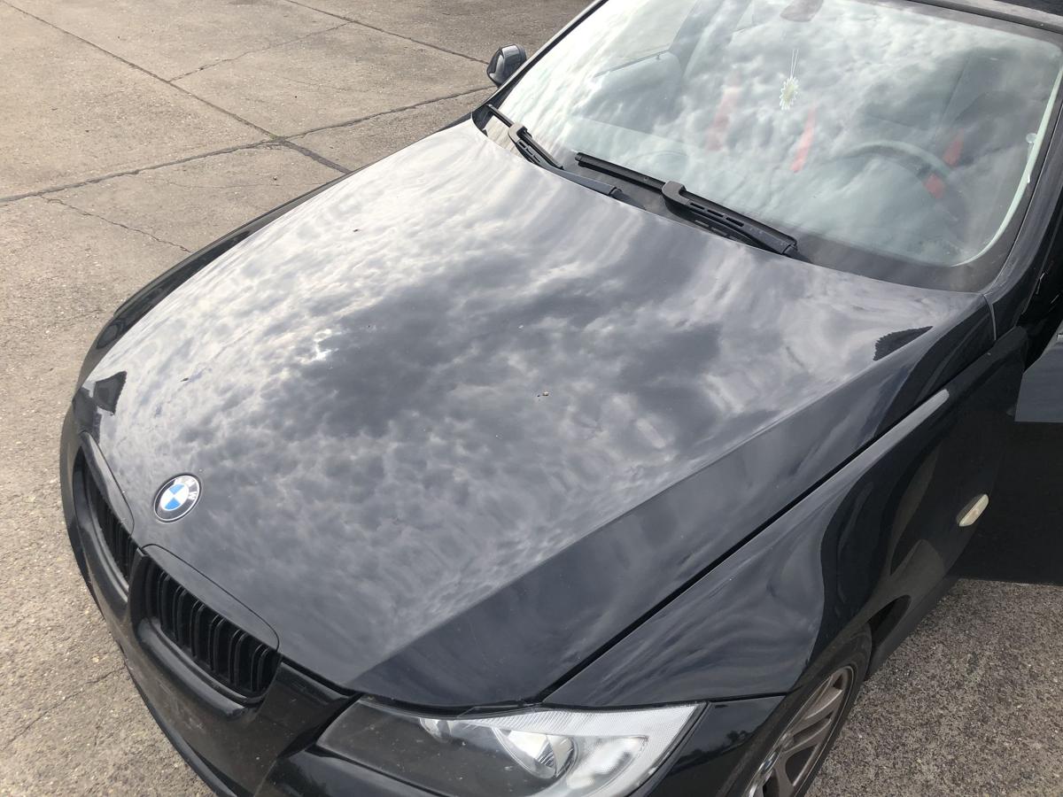 BMW 3er E90 Motorhaube Haube Frontklappe Frontdeckel schwarz II 668
