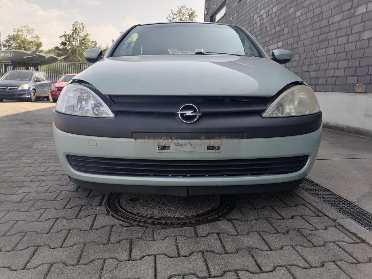 Opel Corsa C original Stoßstange Stossfänger vorn Z388 Spacegrün Bj.2001