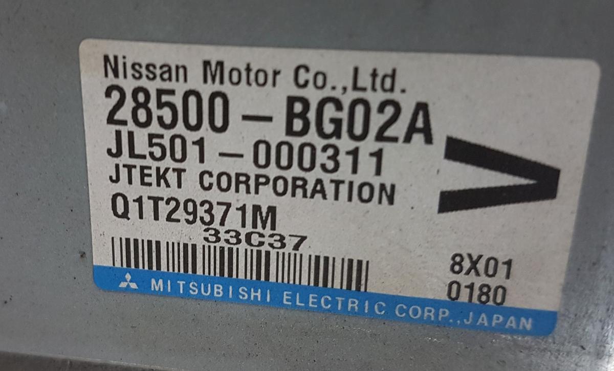 Nissan Micra K12 Lenksäule mit Motor 28500BG02A 48810BG00A Bj2005 elek Lenksäule