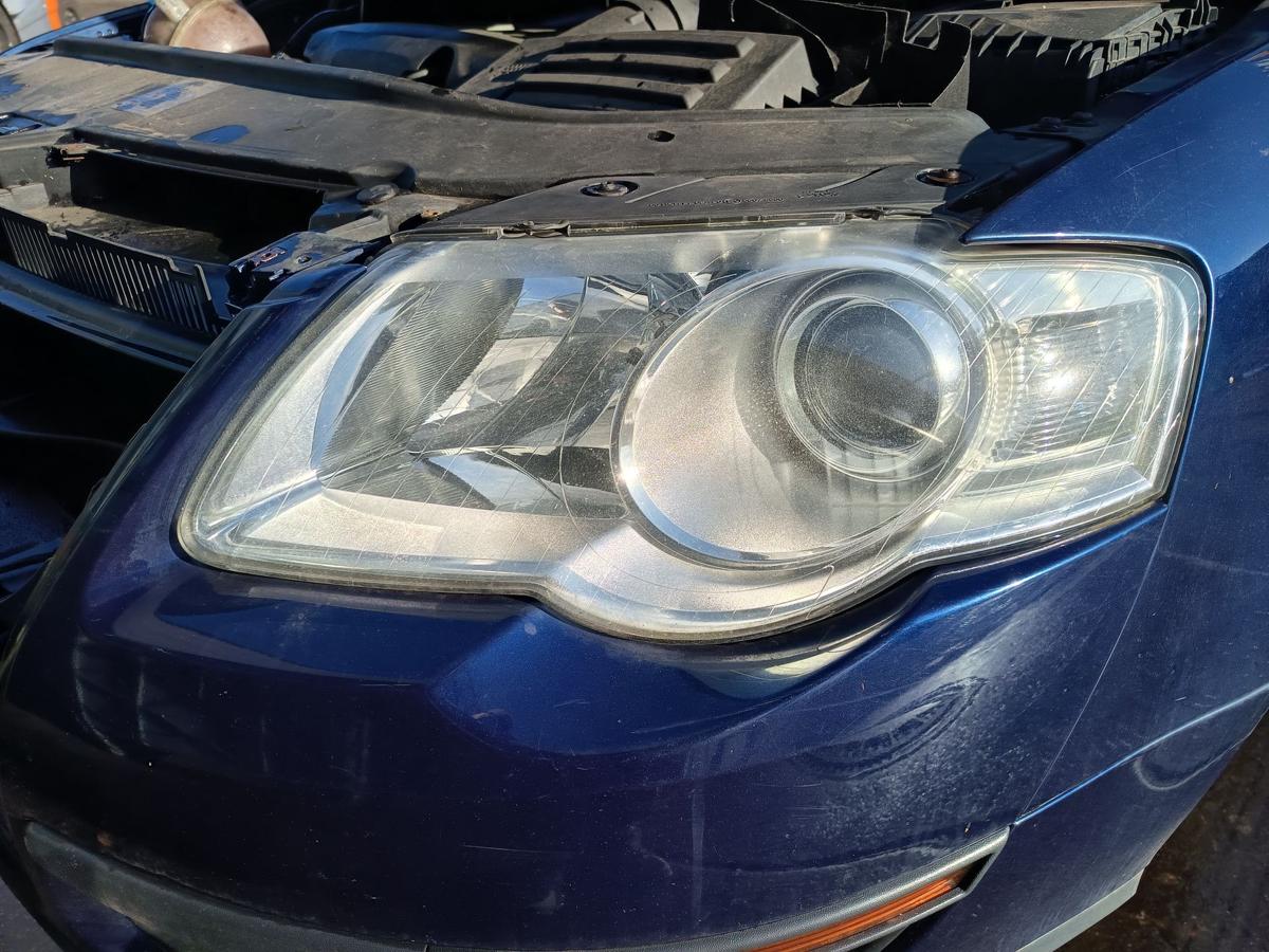 VW Passat 3C B6 original Scheinwerfer links Halogen/Haupt/Licht/Front Bj 2008