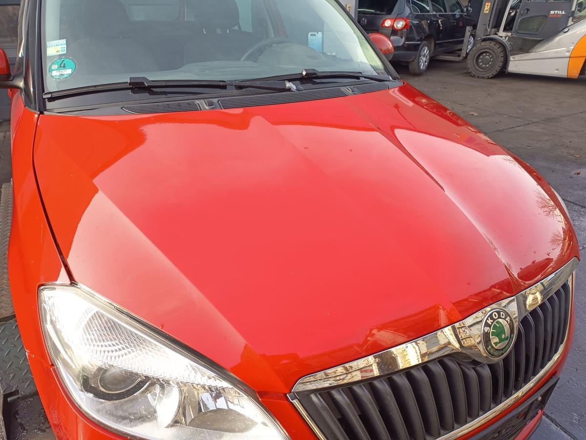 Skoda Fabia 5J orig Motorhaube Klappe Front LF3K Rot ab 2010