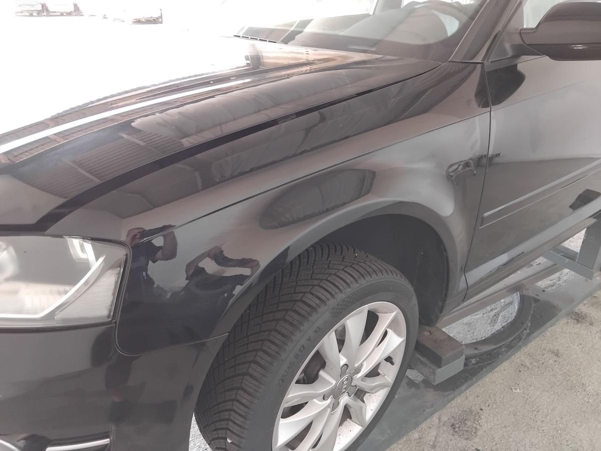 Audi A3 8P Facelift original Kotflügel vorn links LY9B Brillantschwarz BJ2010