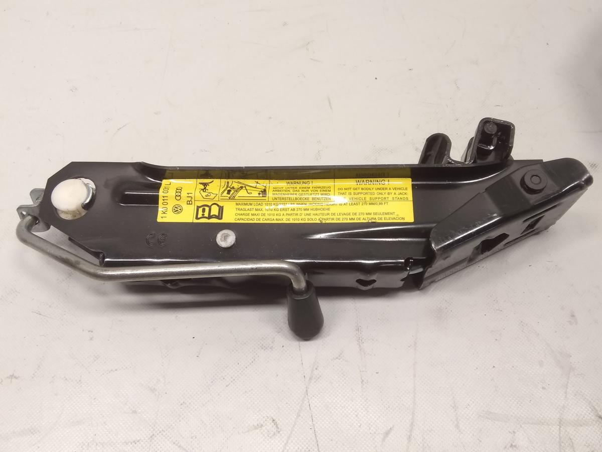 VW Golf 6 original Wagenheber Abschlepp&ouml;se Schaumstoffbox 1K0011031L BJ2009