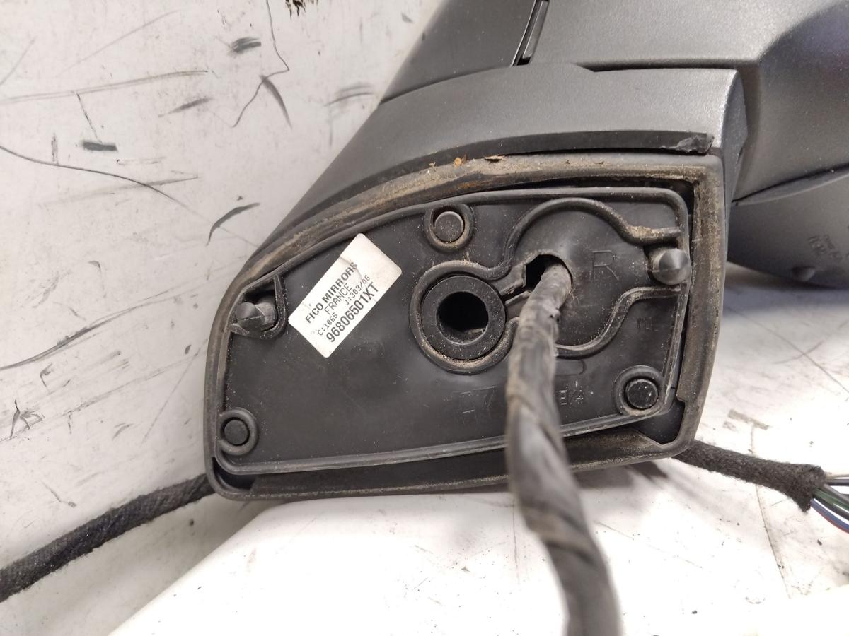 Peugeot 207 orig Au&szlig;enspiegel rechts EXL Nachtschwarz elektrisch beheizt BJ2006