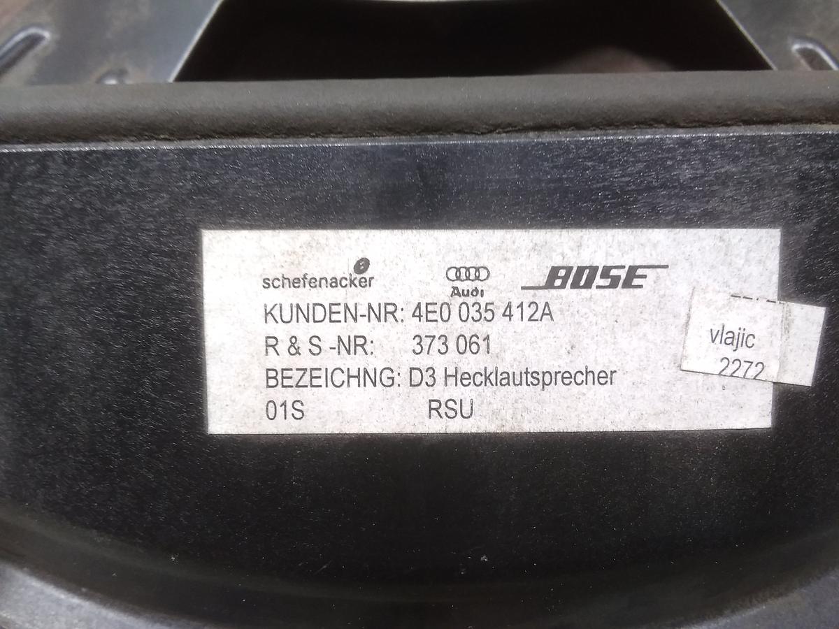 Audi A8 D3 4E original Bose Lautsprecher hinten mitte Hutablage 4E0035412A BJ2002