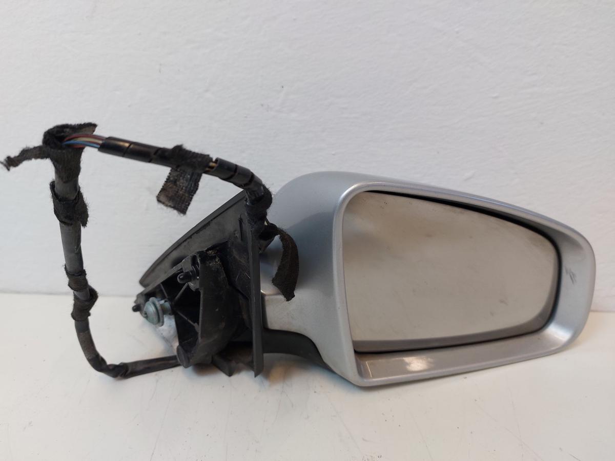 Audi A3 8P Aussenspiegel R&uuml;ckspiegel Spiegel rechts elektr LY7W Lichtsilber met