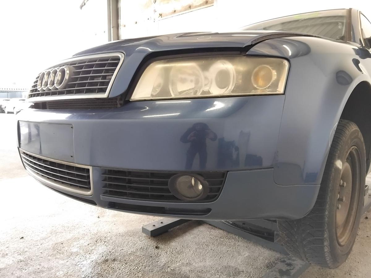Audi A4 8E B6 original Sto&szlig;stange Stossf&auml;nger vorn BJ2003 LZ5C Mauritiusblaumetallic