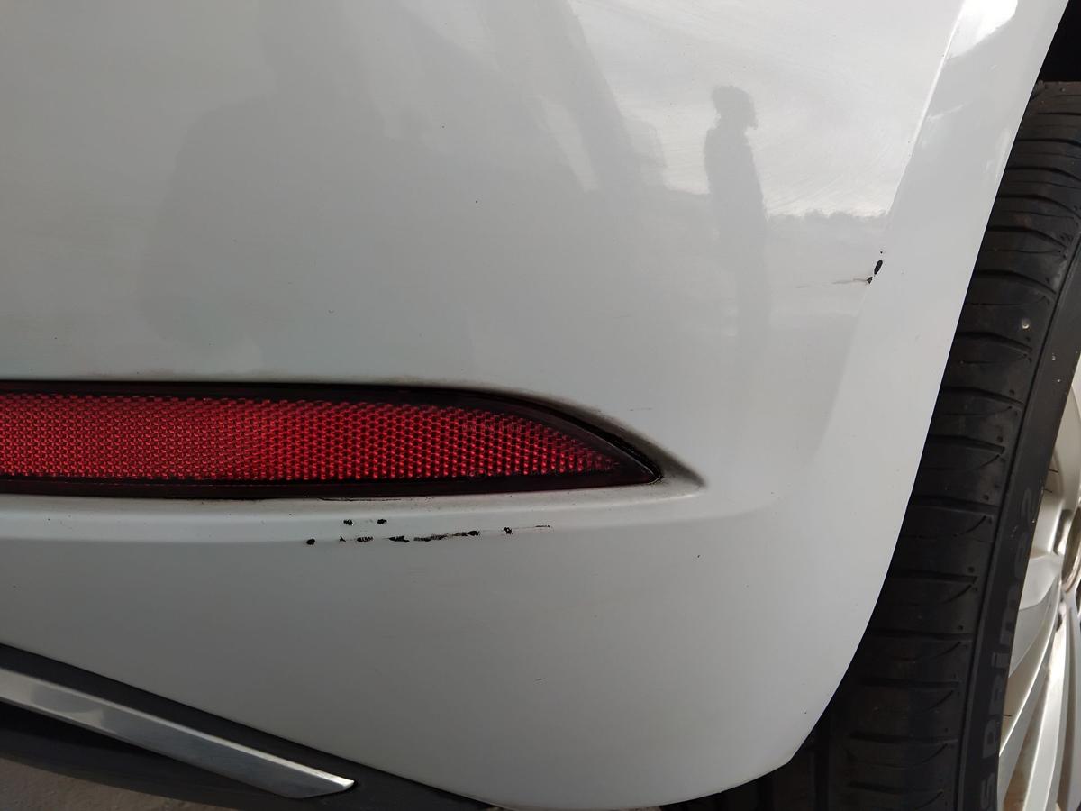 VW Golf 7 Facelift orig.Stoßfänger Stoßstange hinten PDC Fließheck BJ2017 LB9Z White Silver