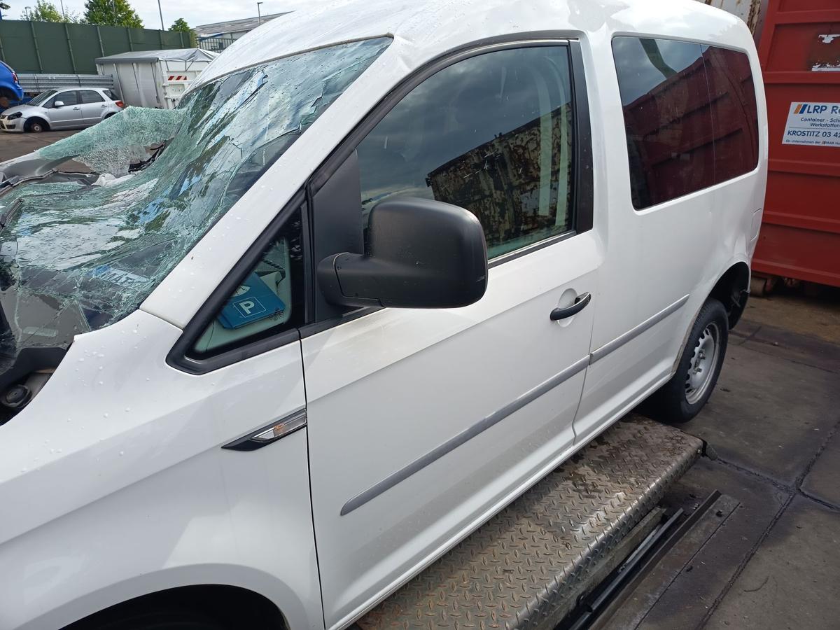 VW Caddy IV SA original T&uuml;r vorn links Fahrer Rohbau B9A Candywei&szlig; Bj 2016