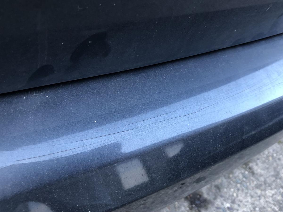 Skoda Fabia 5J Sto&szlig;f&auml;nger hinten Hecksch&uuml;rze 5 t&uuml;rer LF8J Antracit Grey