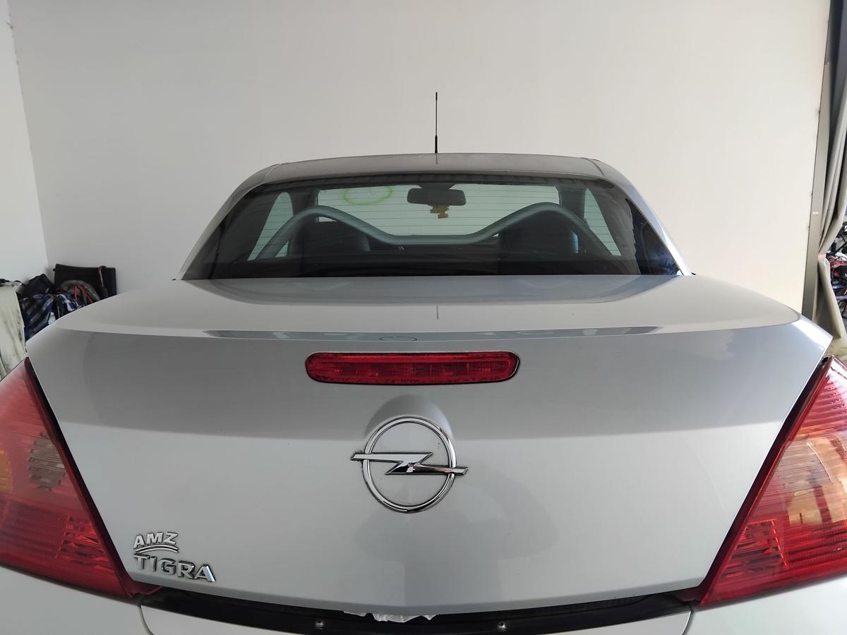 Opel Tigra TwinTop Heckklappe Heckdeckel Starsilber III Metallic Z157 BJ2006