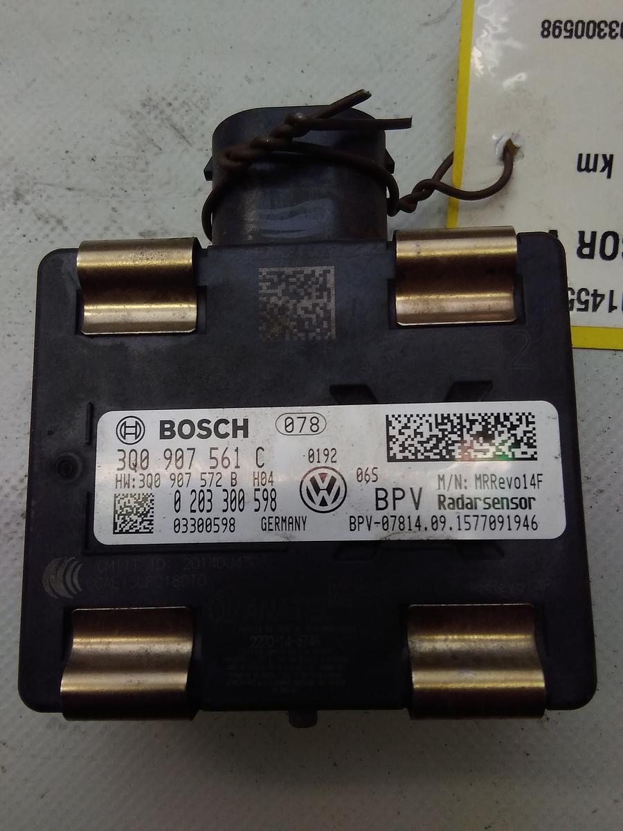 VW Passat 3G original Radarsensor 0203300598 Abstandssensor vorn BJ2015