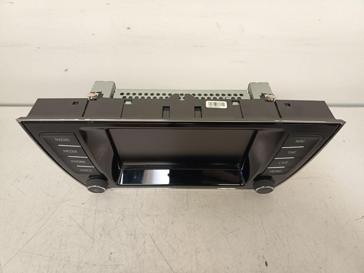 Fabia III NJ original Radiobedieneinheit Display Amundsen Navi 6V0919604A Bj2015