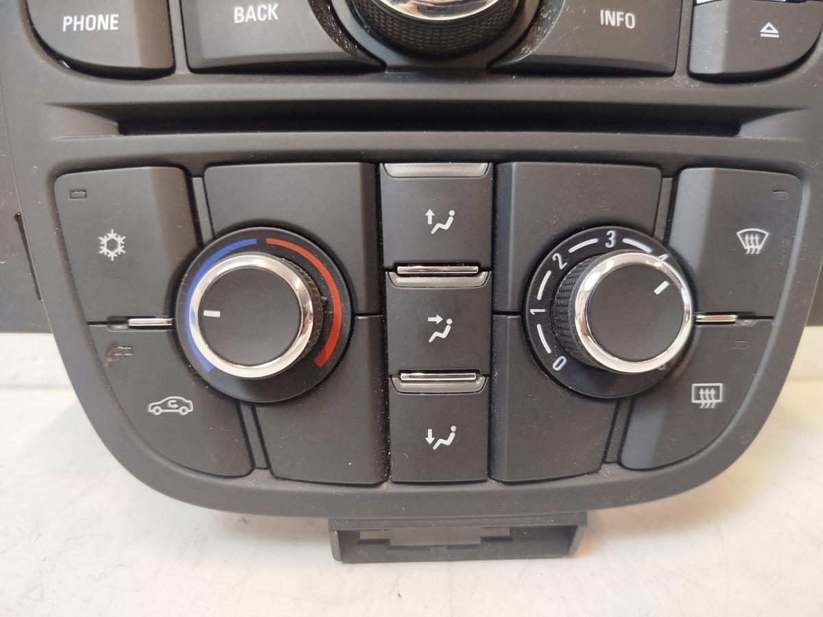 Opel Astra J Caravan Radiobedienung CD600 Klimabedienteil OEM