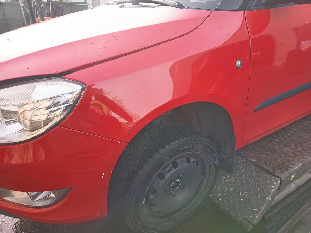 Skoda Fabia 5J orig Kotflügel links LF3K Rot ab 2010