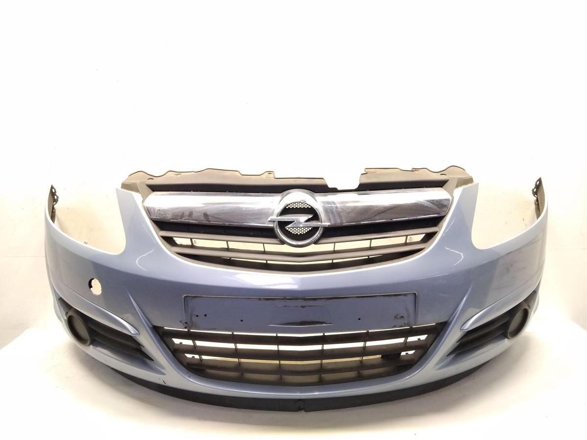 Opel Corsa D original Sto&szlig;stange Sto&szlig;f&auml;nger vorn Z21C Aeroblaumetallic BJ2008