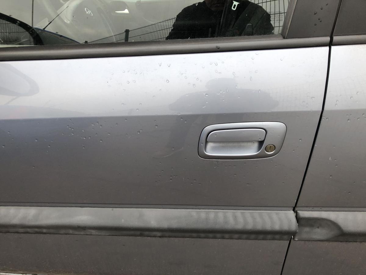 Opel Zafira A T&uuml;r vorne links Fahrert&uuml;r 4AU Lichtsilber Autot&uuml;r Rohbau